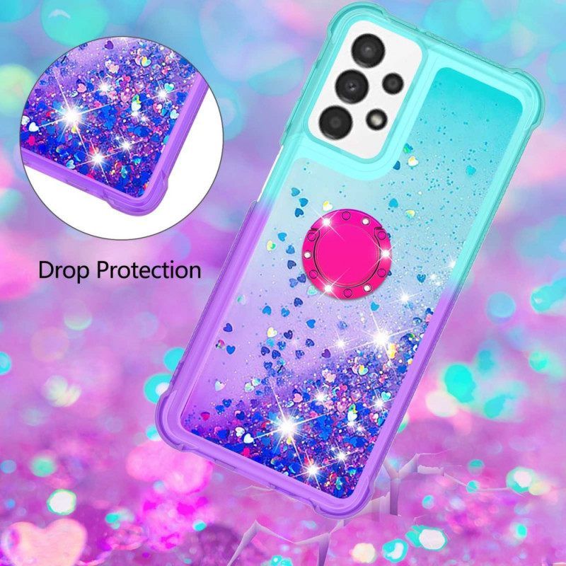 Θήκη Samsung Galaxy A13 Glitter Ring-bracket